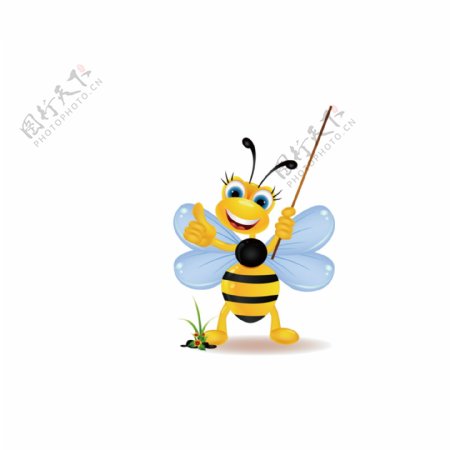 卡通可爱小蜜蜂