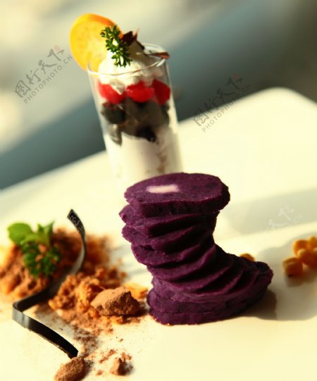 肉松紫薯图片