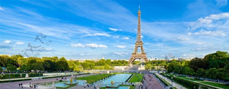 巴黎埃菲尔铁塔风景图片