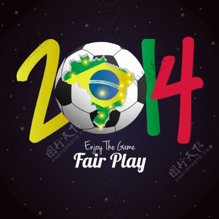 2014足球世界杯海报