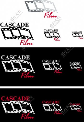 CascadeFilmguidelineslogo设计欣赏喀斯喀特电影指南标志设计欣赏