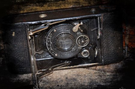 摄影作品之老相机