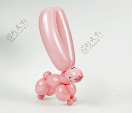 粉丝气球兔子图片