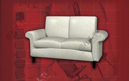 现代主义风格之沙发3D模型沙发010