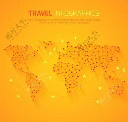 世界旅行地图