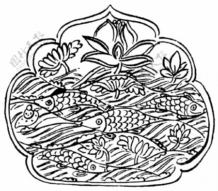 装饰图案两宋时代图案中国传统图案492