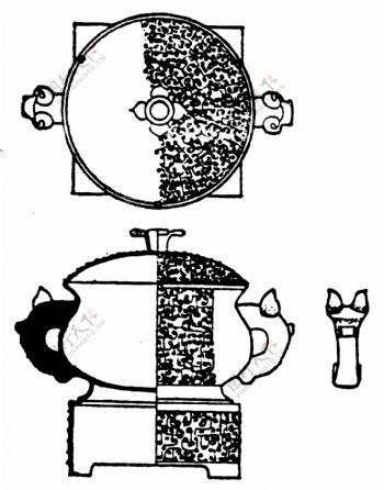 春秋战国图案青铜器图案中国传统图案022