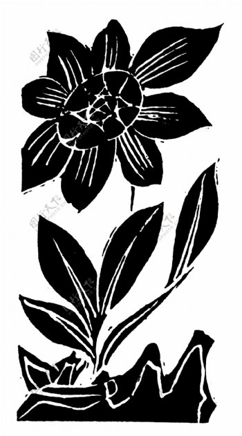 花鸟图案元明时代图案中国传统图案115