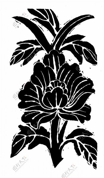 花鸟图案元明时代图案中国传统图案184