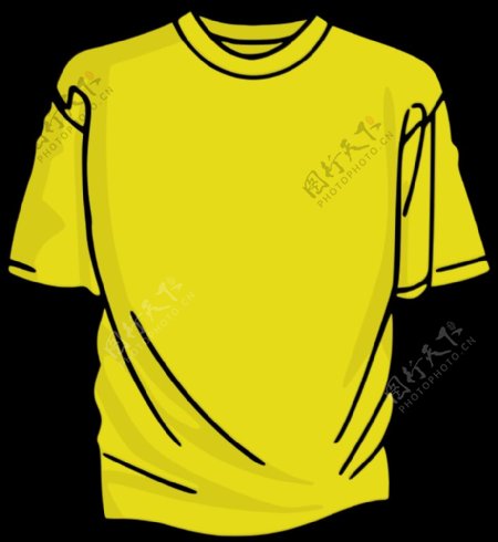 黄色的T恤