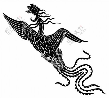 龙凤图案元明时代图案中国传统图案31