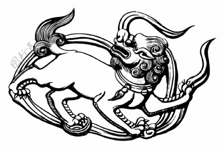 动物图案元明时代图案中国传统图案35