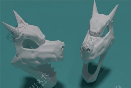 龙头骨3D打印模型