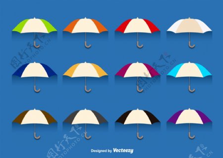 阳伞设计图