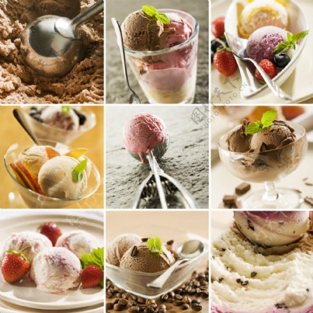 9张冰淇淋摄影高清图片