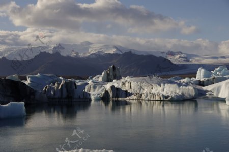 唯美冰岛风景图片