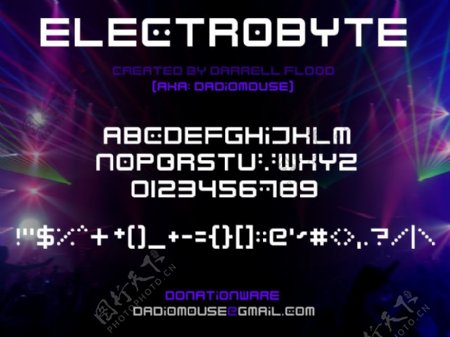 electrobyte字体