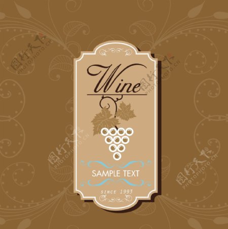 葡萄酒标签设计