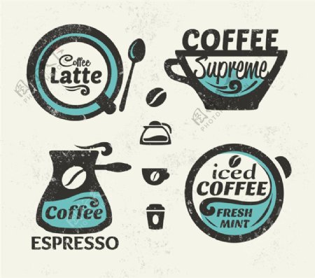创意咖啡标签图片