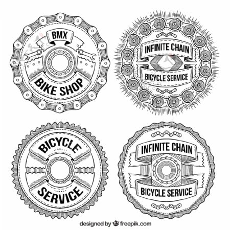 圆形手牌自行车徽章包