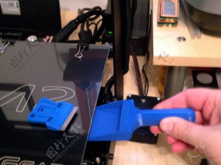 用于清洁的3D打印机加热床小簸箕