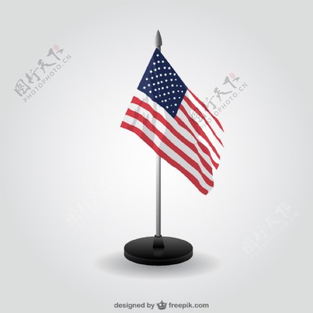 优雅的美国国旗