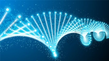 科技DNA现代蓝色背景图片