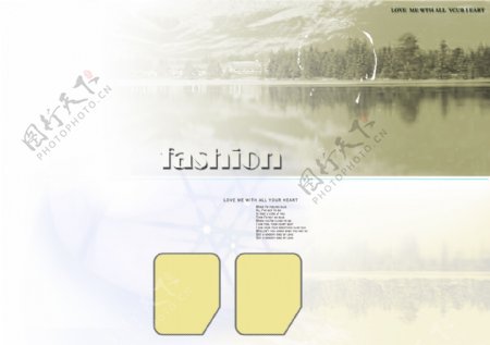FASHION艺术照设计模板图片