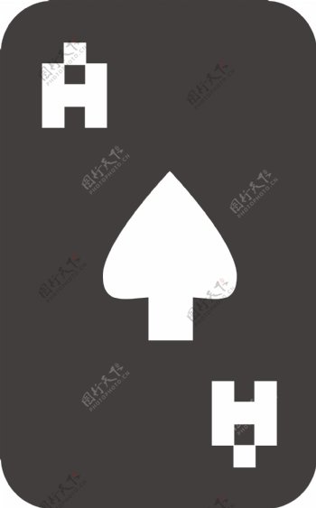 扑克3字形图标