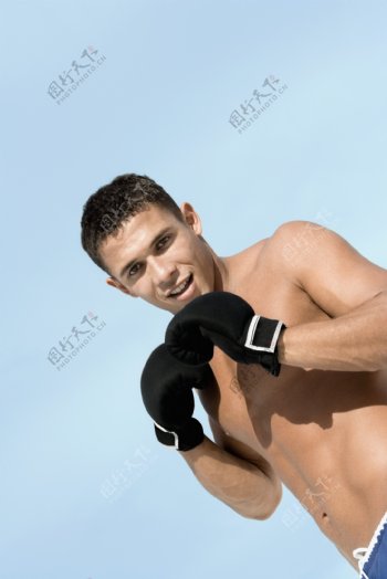 性感拳击男人图片