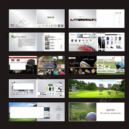 体育高尔夫画册图片