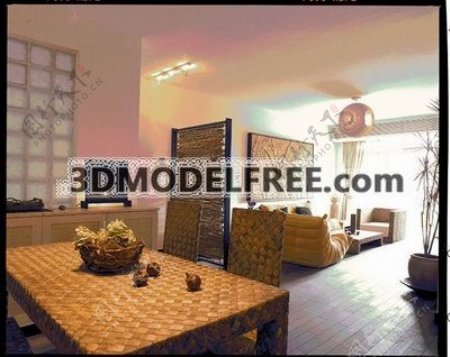 工装室内模型下载3d室内模型75