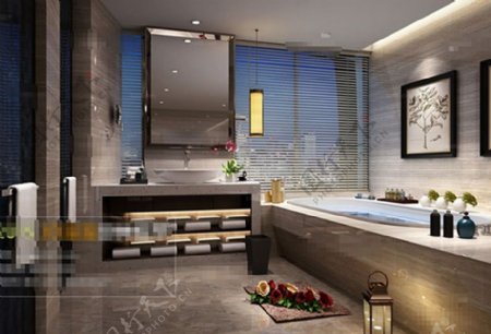 浴室3d模型