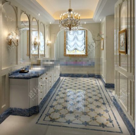 浴室室内设计模型