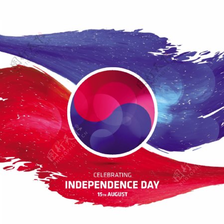 韩国独立日背景