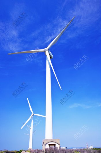风力发电风车图片