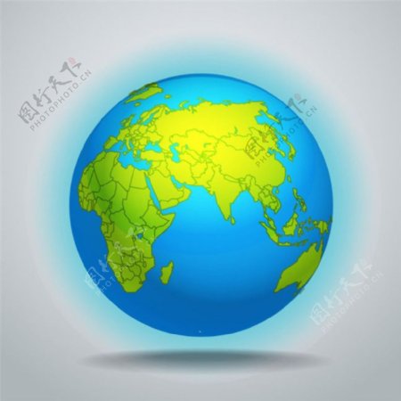 矢量地球背景图片