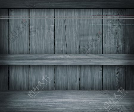 灰色的木架子背景