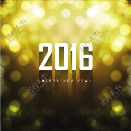 2016新年背景背景虚化的风格