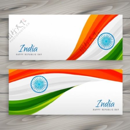 印度共和日的旗帜