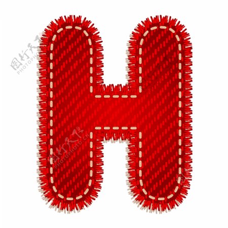 红色字母H