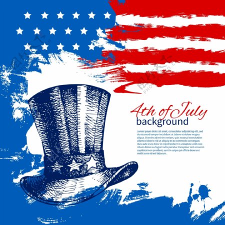 美国独立日宣传海报