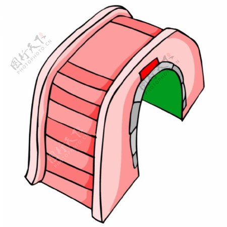 卡通古代建筑