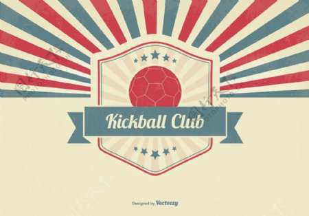 复古足球俱乐部的插图