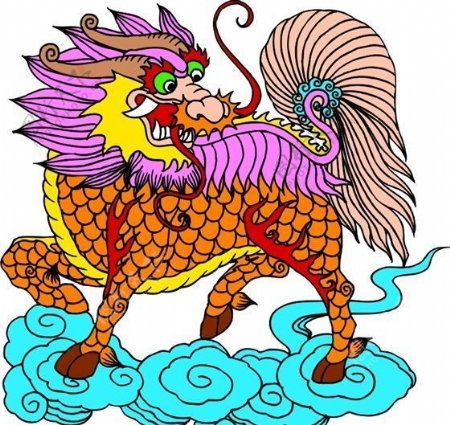 吉祥图案中华传统图案动物装饰图案矢量素材CDR格式0019