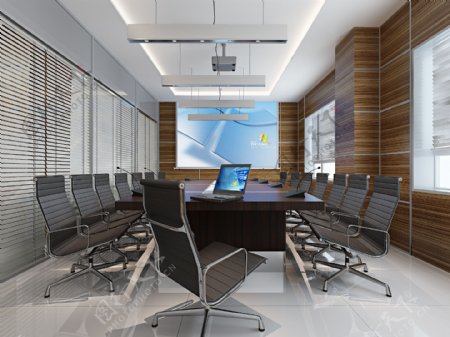新新人类型创意办公室会议室装修效果图
