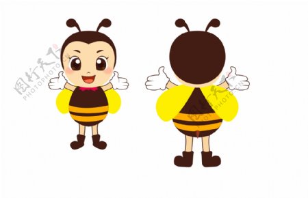 大龄蜜蜂吉祥物