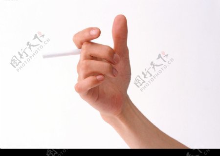 手手的表情手势手的姿势抽烟