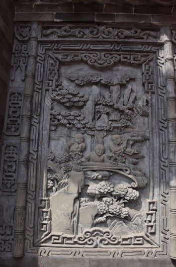 仁安寺砖雕琴