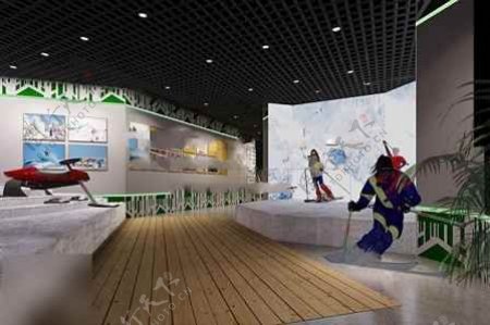 现代滑雪时尚展厅